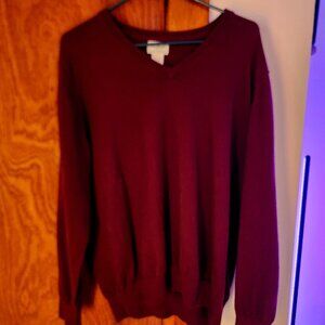 LL Bean V Neck Sweater - Large